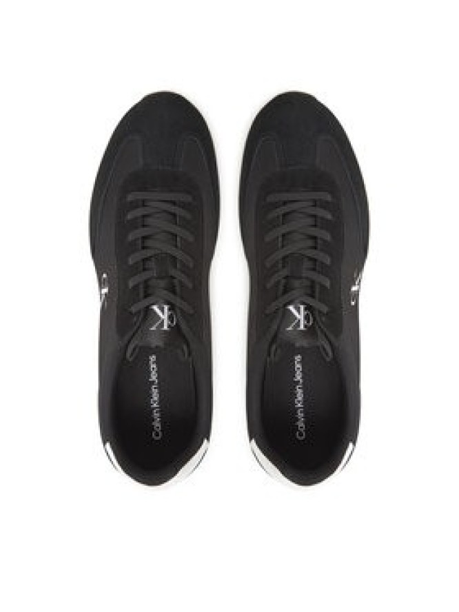 Calvin Klein Jeans Sneakersy Retro Runner Lace Up Ny-Su YM0YM01325 Czarny