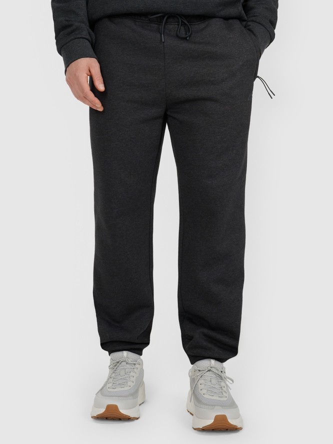 4F Spodnie dresowe joggery męskie - szare S