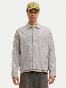 Jack & Jones Koszula Austin 12277479 Beżowy Loose Fit