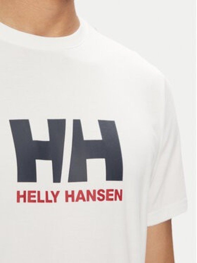 Helly Hansen T-Shirt Logo 54596 Biały Regular Fit