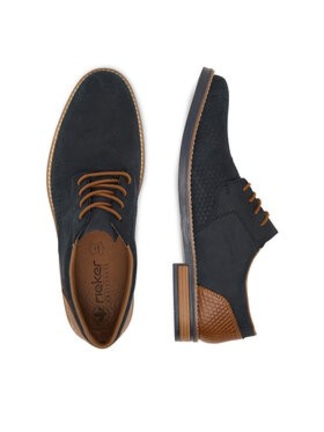 Rieker Półbuty 13509-14 Granatowy