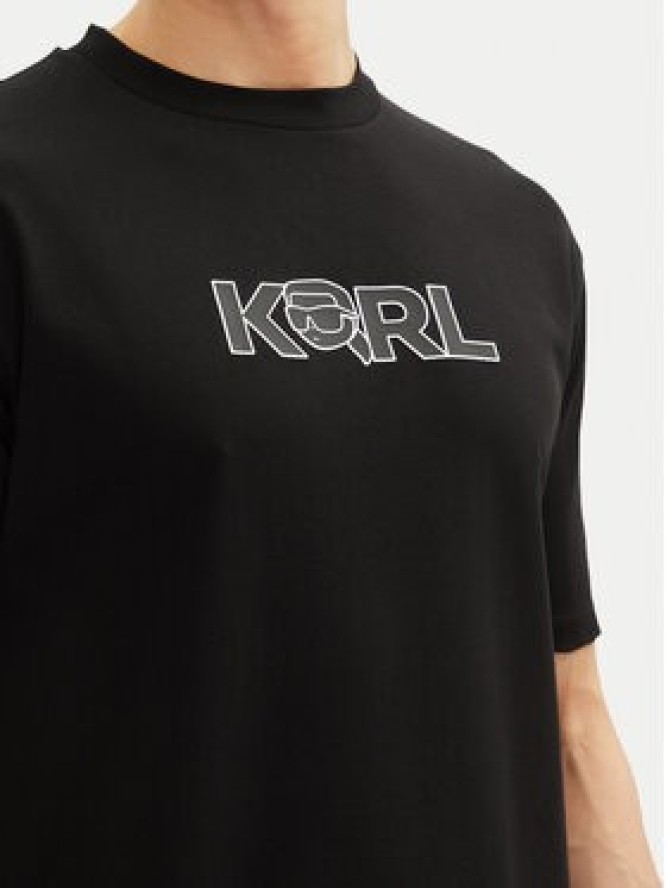 KARL LAGERFELD T-Shirt 755156 552235 Czarny Regular Fit