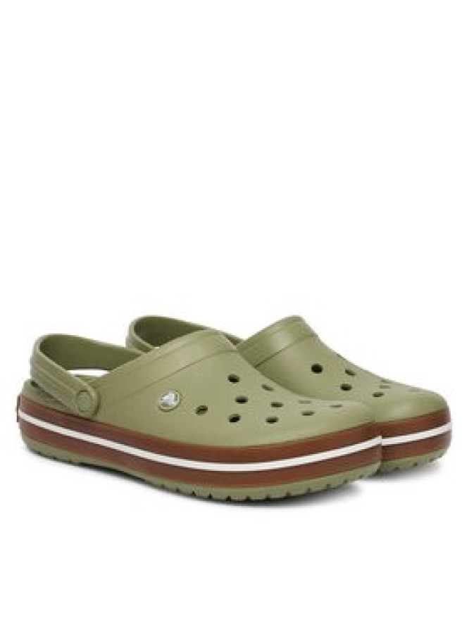 Crocs Klapki Crocband Gum Clog 212756 Zielony