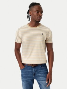 Polo Ralph Lauren T-Shirt 710956828507 Beżowy Regular Fit
