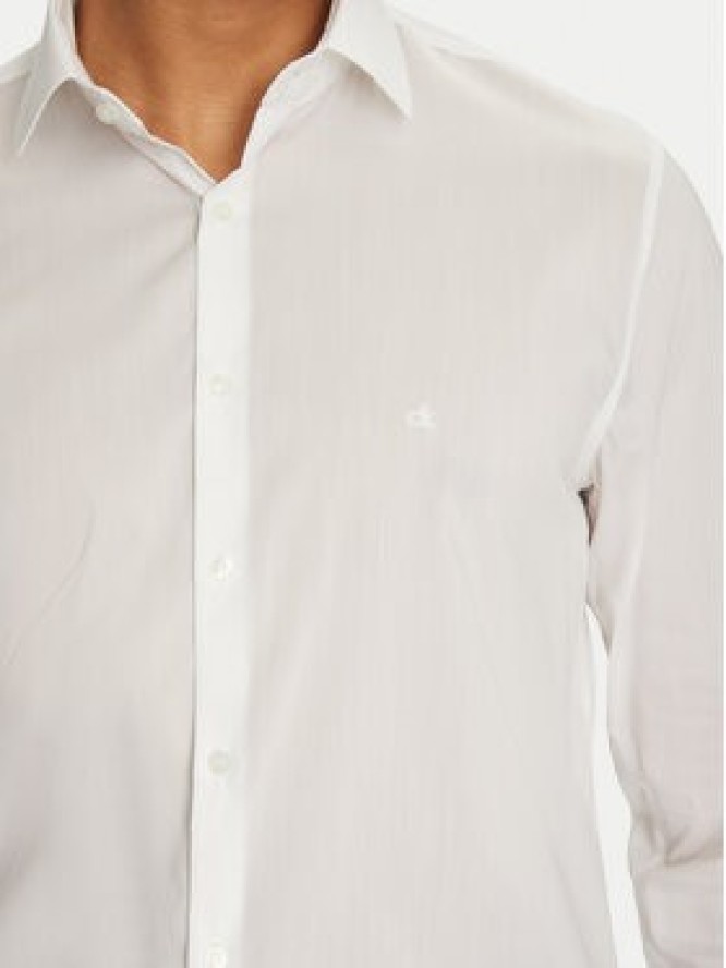 Calvin Klein Koszula K10K114356 Biały Regular Fit