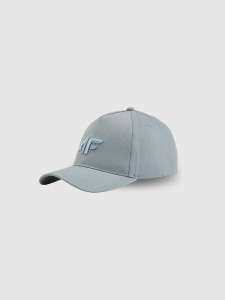 4F Czapka z daszkiem strapback męska - niebieska L/XL (60cm)