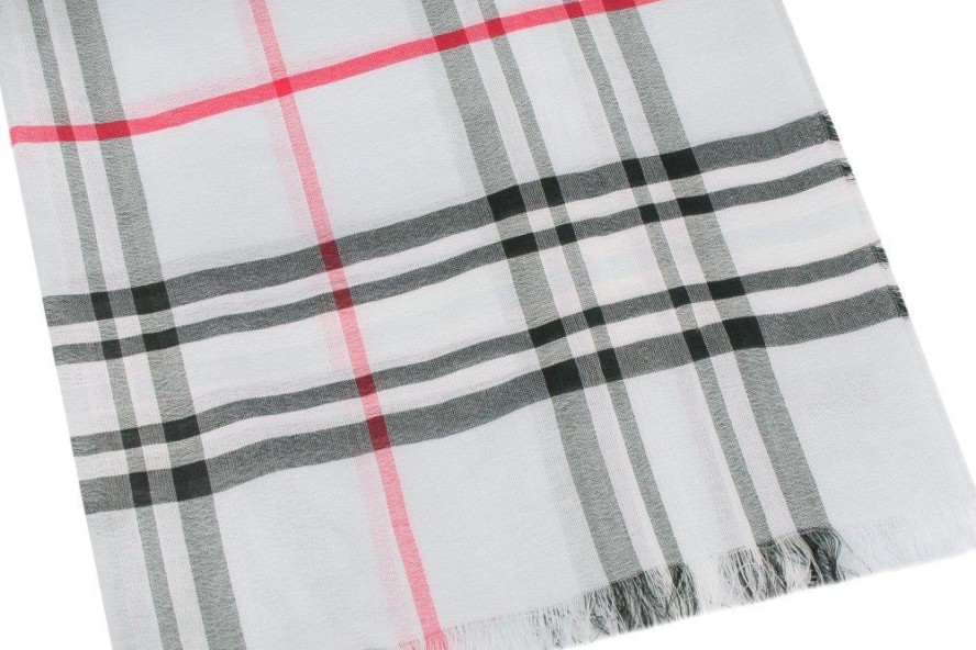 Lekki Szalik Przejściowy - V. Fraas - Popiel w Kratę - 2gi gatunek