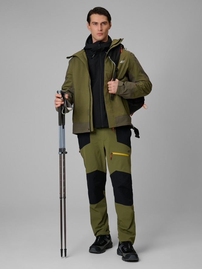 4F Kurtka trekkingowa membrana 8000 męska - khaki XXL