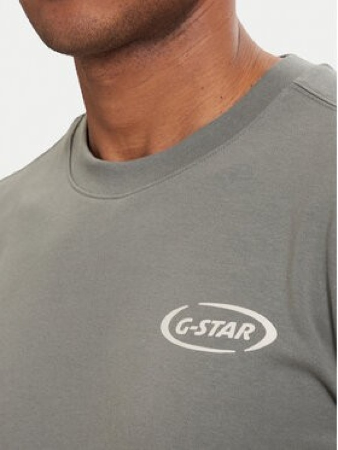G-Star Raw T-Shirt 90s Logo D28921-D976 Zielony ciemny Regular Fit