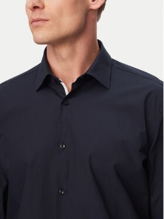 HUGO Koszula Koey 50561154 Granatowy Slim Fit