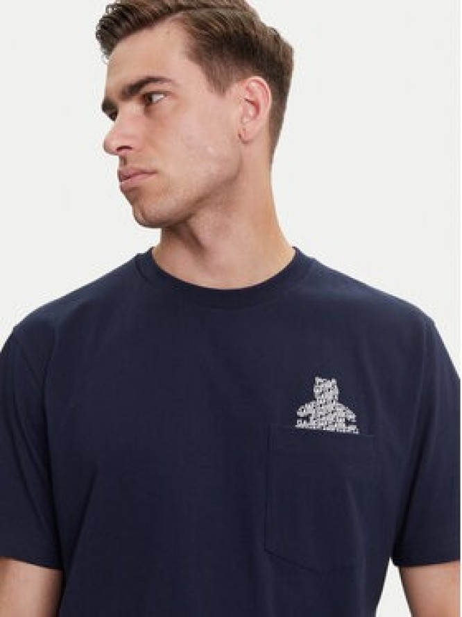 Gap T-Shirt 769029-03 Granatowy Regular Fit