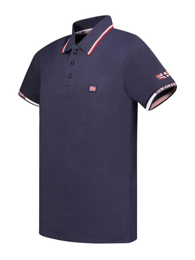 Geographical Norway Koszulka polo "Kauge" w kolorze granatowym rozmiar: S