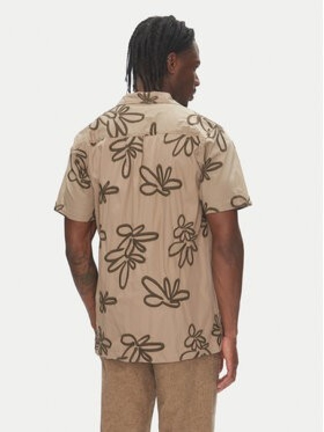 Lindbergh Koszula 30-203705 Beżowy Regular Fit