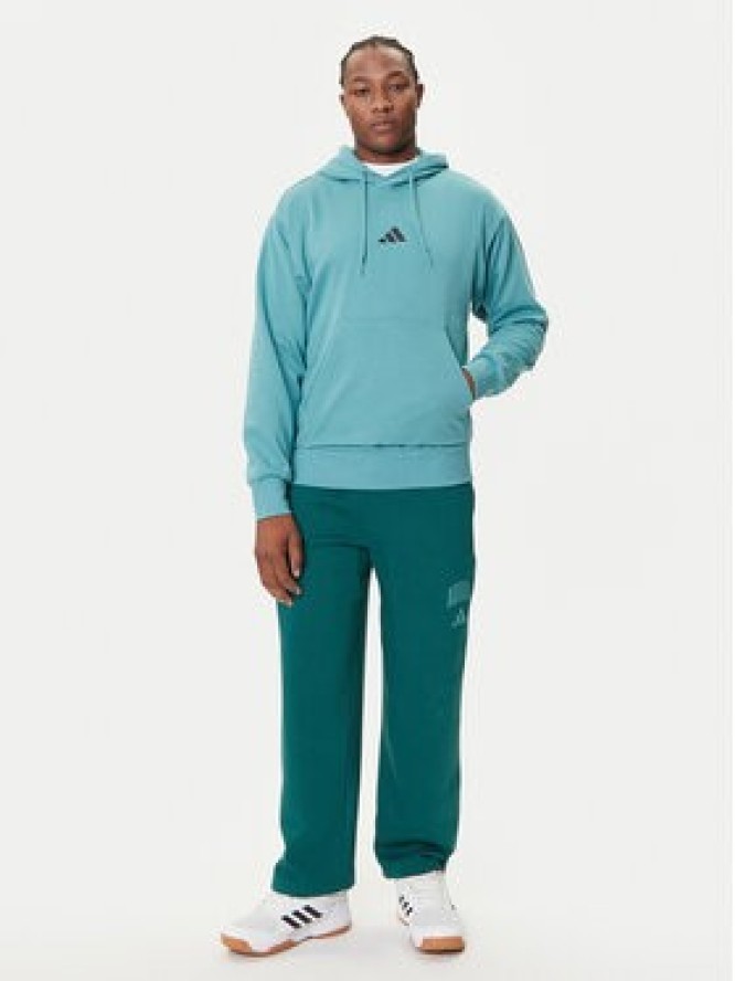 adidas Bluza Essentials Feelcozy JX5659 Turkusowy Regular Fit