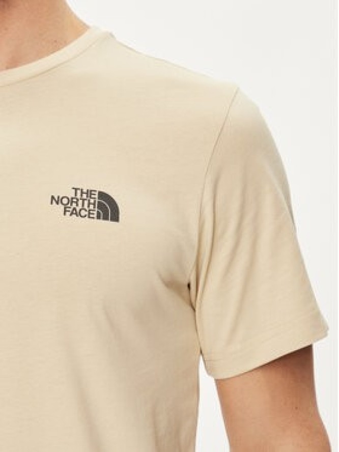 The North Face T-Shirt Simple Dome NF0A87NG Beżowy Regular Fit