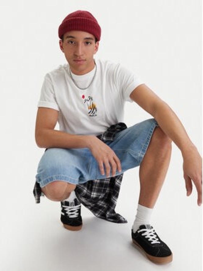 RVCA T-Shirt Cutship EVYZT00287 Biały Relaxed Fit