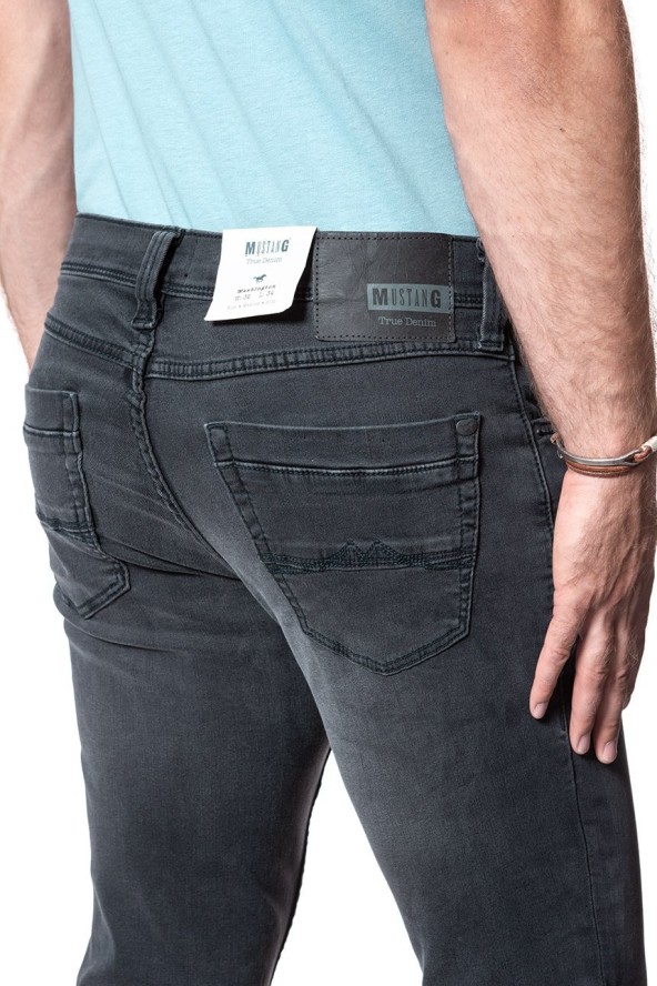 SPODNIE MĘSKIE MUSTANG Washington DENIM BLACK 1007655 4000 780