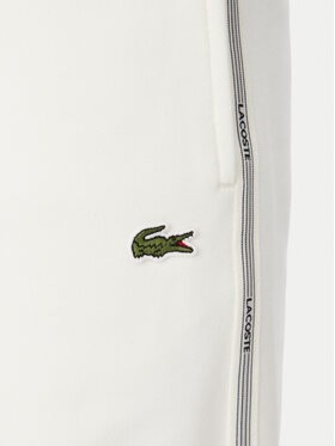Lacoste Szorty sportowe GH0886 Biały Regular Fit