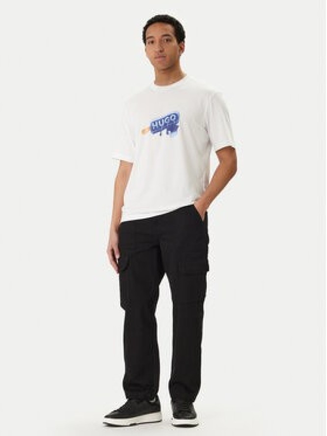 HUGO T-Shirt 50560049 Biały Regular Fit