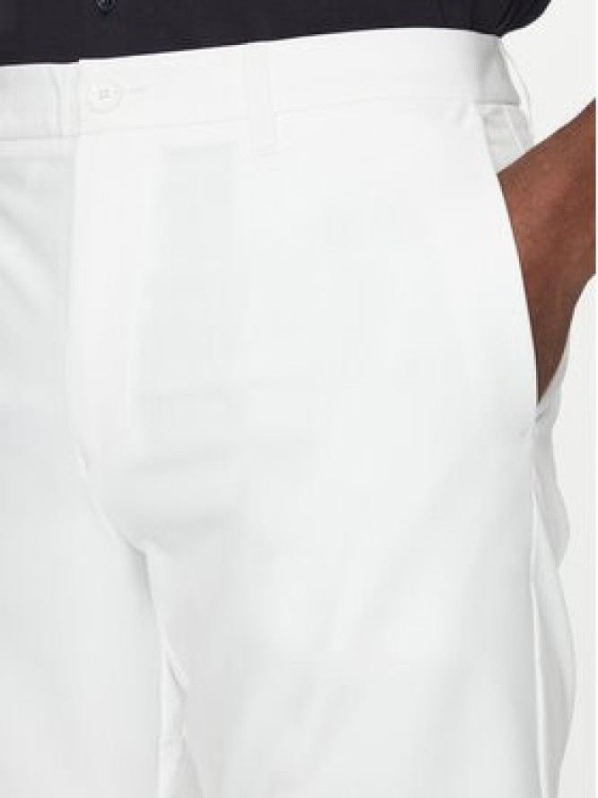 BOSS Szorty materiałowe S_Commuter_10.5 inch 50540337 Biały Slim Fit