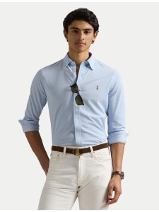 Polo Ralph Lauren Koszula 710932545013 Błękitny Slim Fit