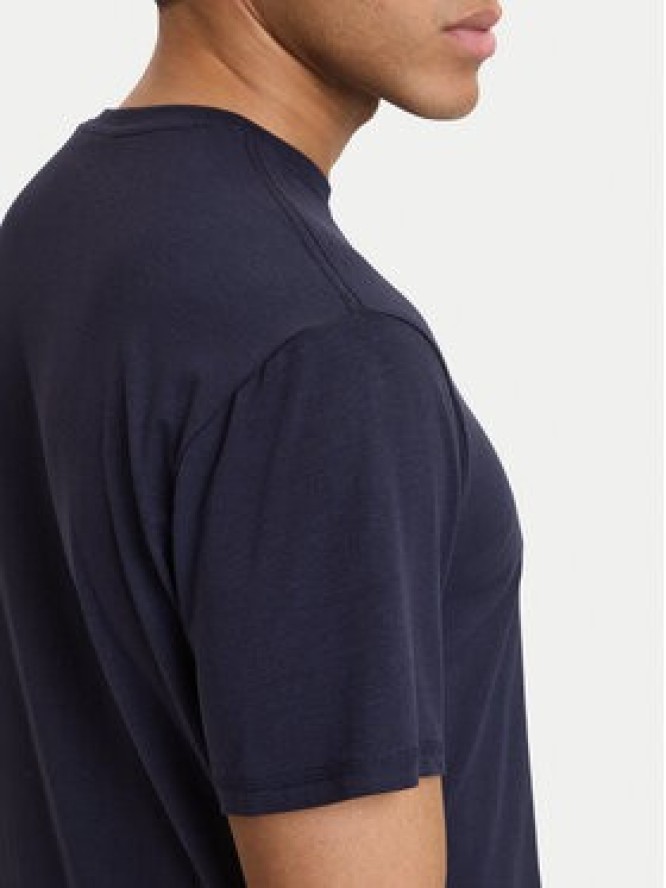 Guess T-Shirt M6RI62 JR06K Granatowy Regular Fit