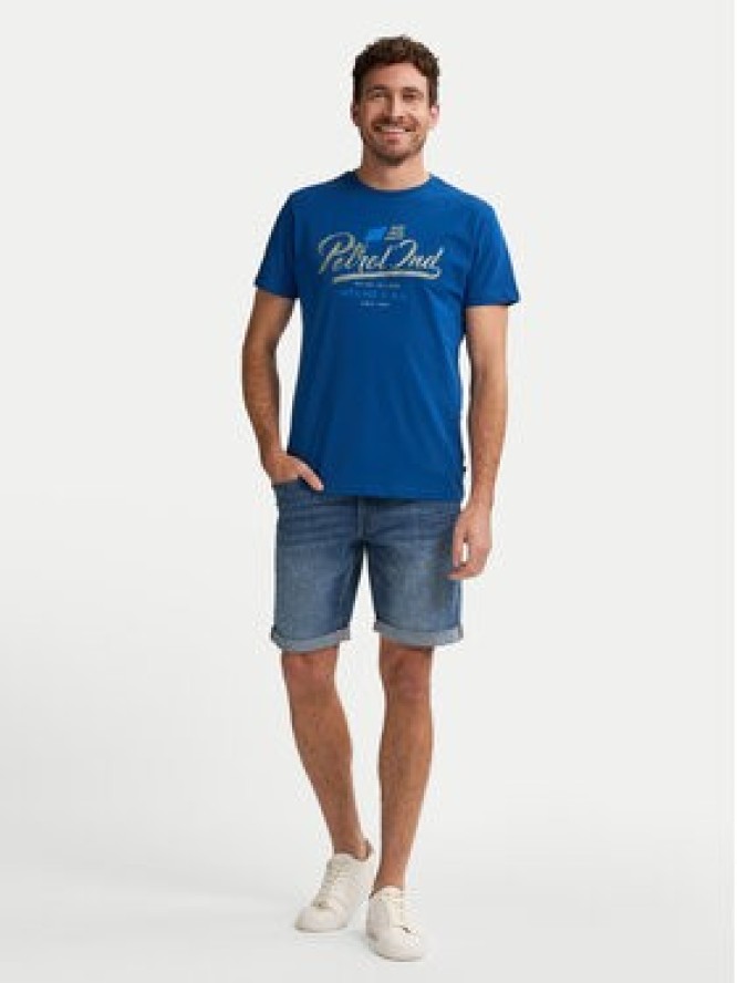 Petrol Industries Szorty jeansowe M-1050-SHO002 Niebieski Regular Fit