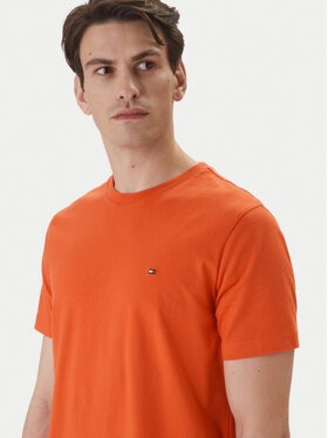 Tommy Hilfiger T-Shirt Ess Seasonal MW0MW39995 Pomarańczowy Regular Fit