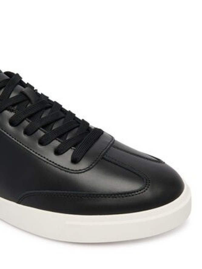 Calvin Klein Sneakersy Low Prof Cupsole Emb Lth HM0HM02124 Czarny
