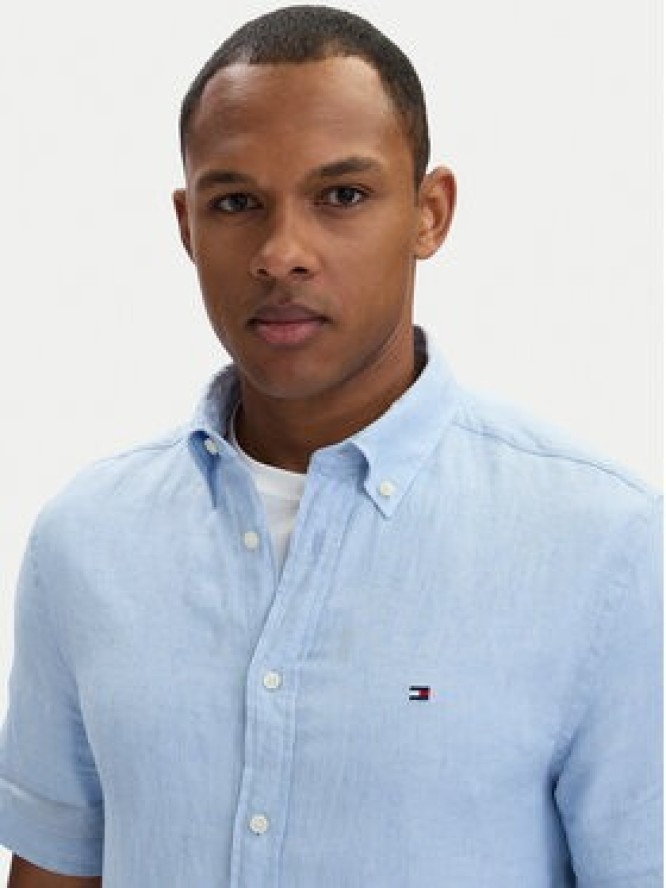 Tommy Hilfiger Koszula MW0MW41531 Niebieski jasny Regular Fit