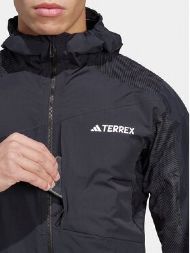 adidas Kurtka outdoor Terrex Xperior HN2912 Czarny Slim Fit