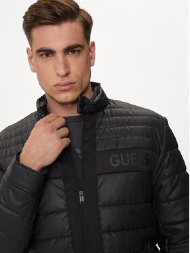 Guess Kurtka przejściowa M4YL16 WFHD0 Czarny Regular Fit