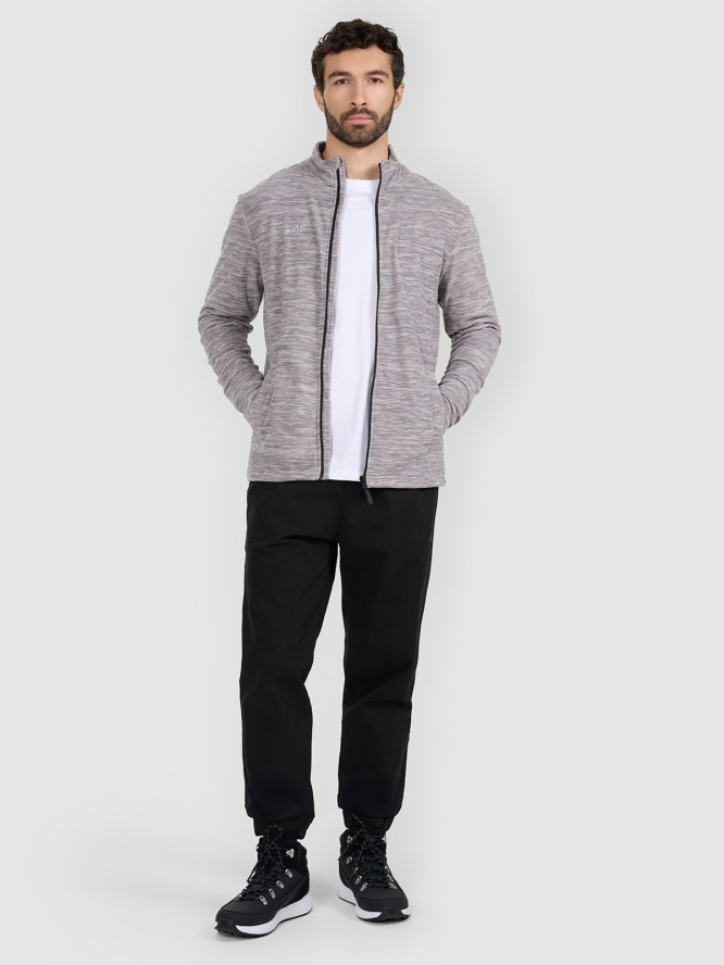 4F Polar ze stójką regular męski - szary 3XL