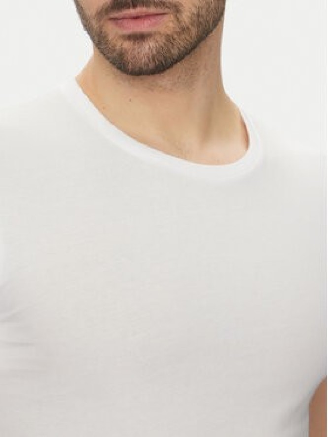 Lacoste Komplet t-shirtów TH9007 Biały Slim Fit