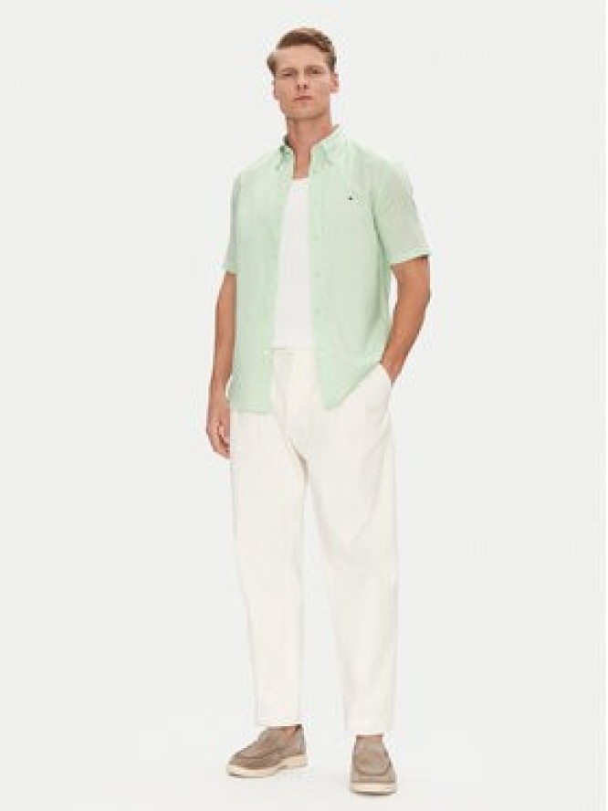 Tommy Hilfiger Koszula MW0MW40703 Zielony Regular Fit