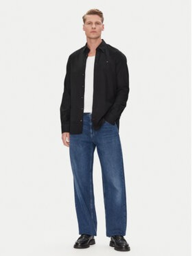 Tommy Hilfiger Koszula MW0MW38658 Czarny Slim Fit