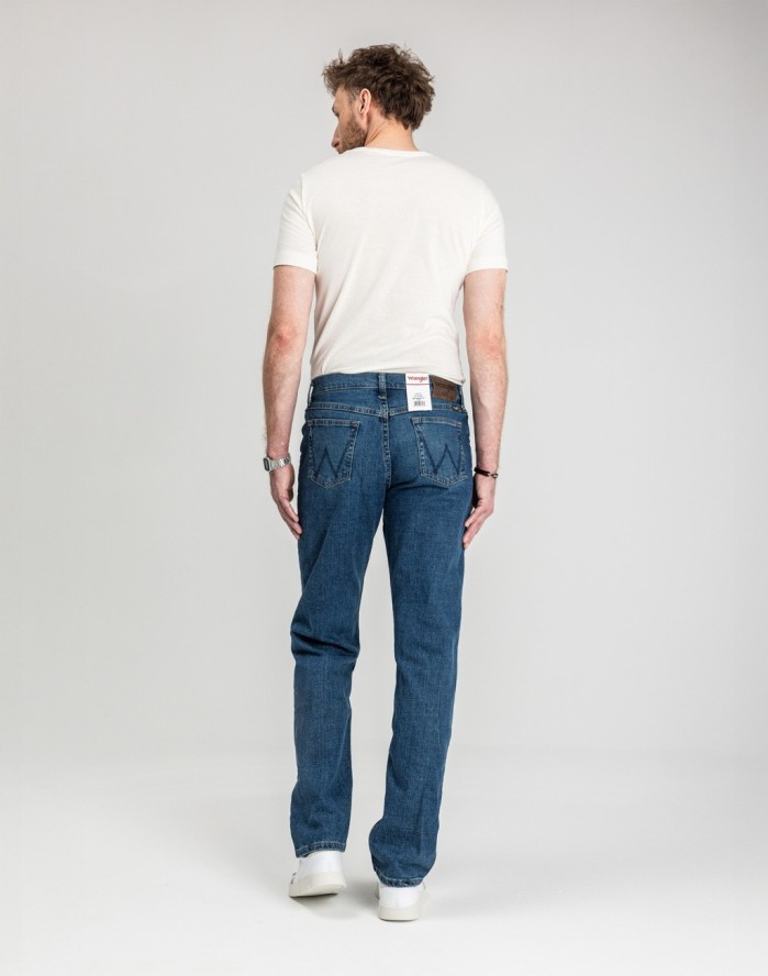 Męskie Spodnie Jeansowe Wrangler Relaxed Fit Knox 112352871