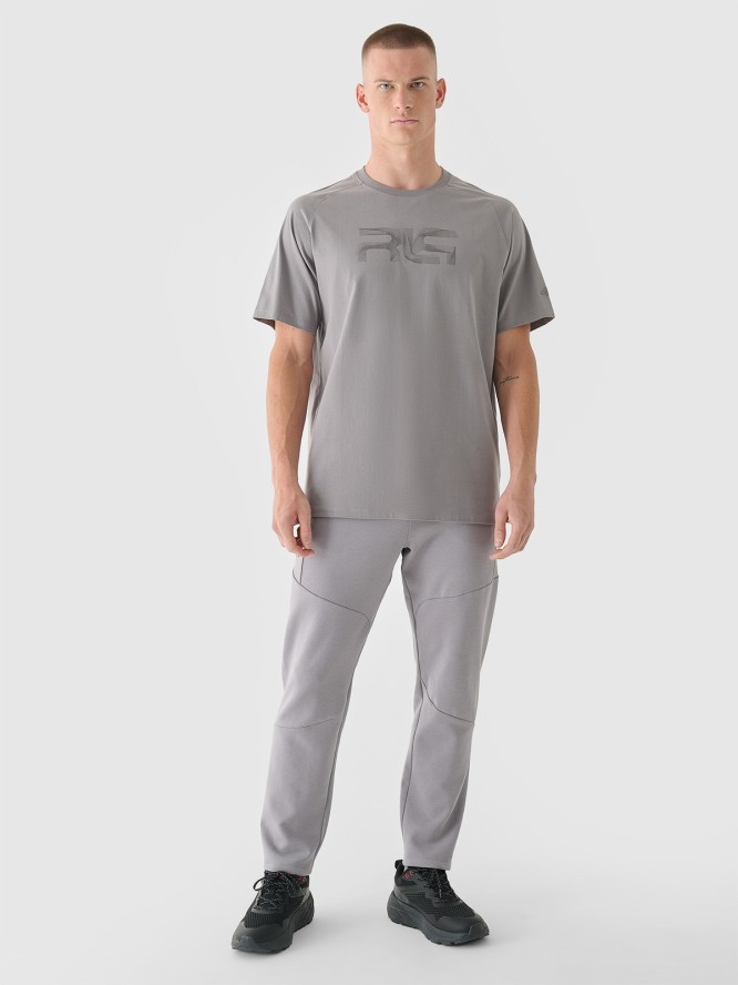 4F T-shirt oversize męski 4F x Robert Lewandowski - szary XL