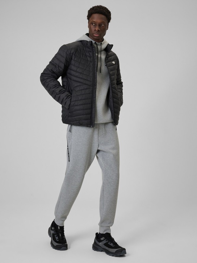 4F Kurtka z wypełnieniem syntetycznym męska - czarna 3XL