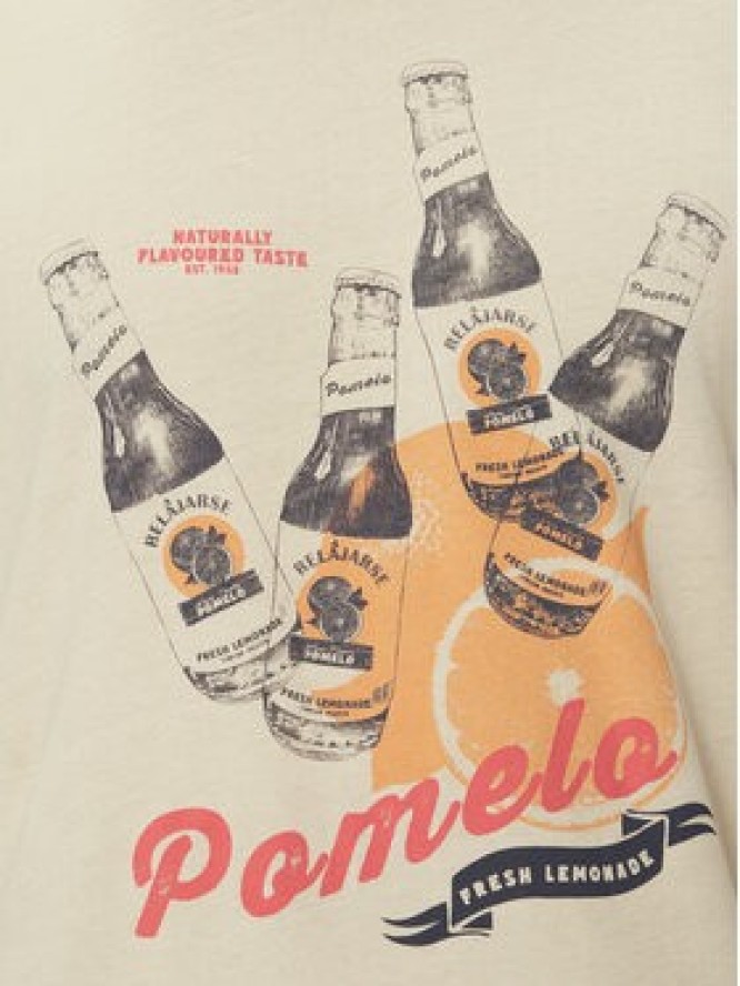 Blend T-Shirt 20718263 Beżowy Regular Fit