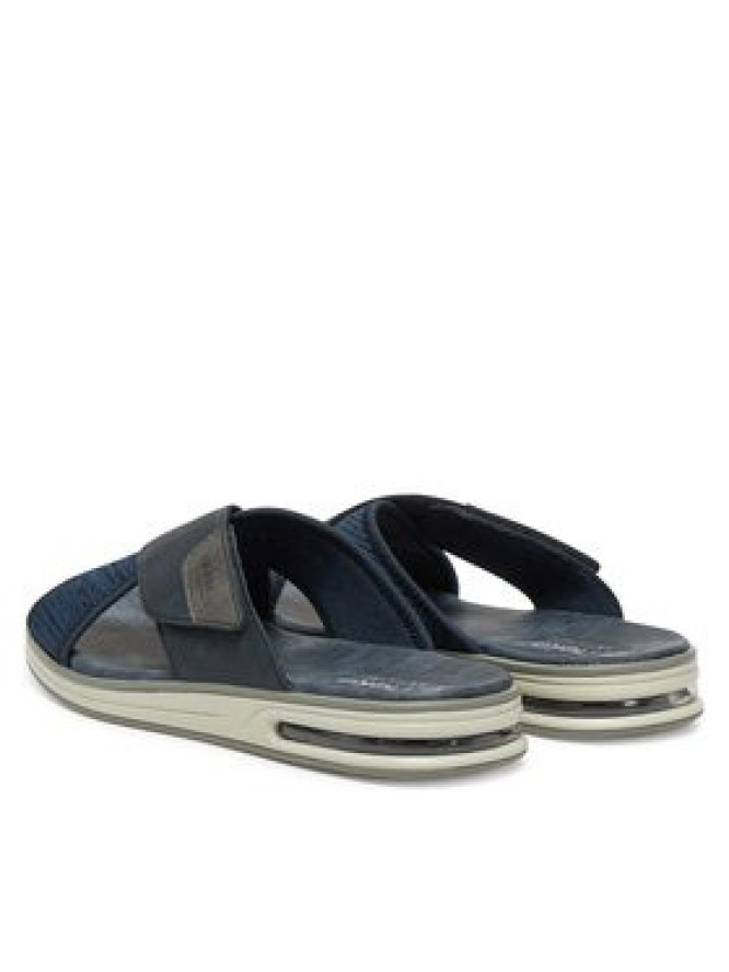 Rieker Klapki 29083-14 Granatowy