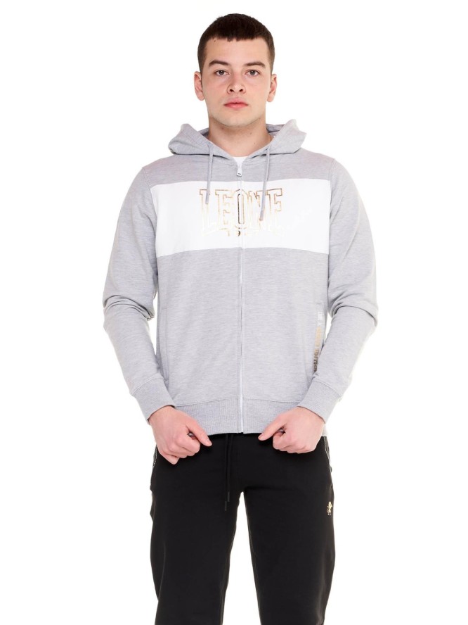 Bluza z bawełna z kaptur na siłownia na czas wolny
