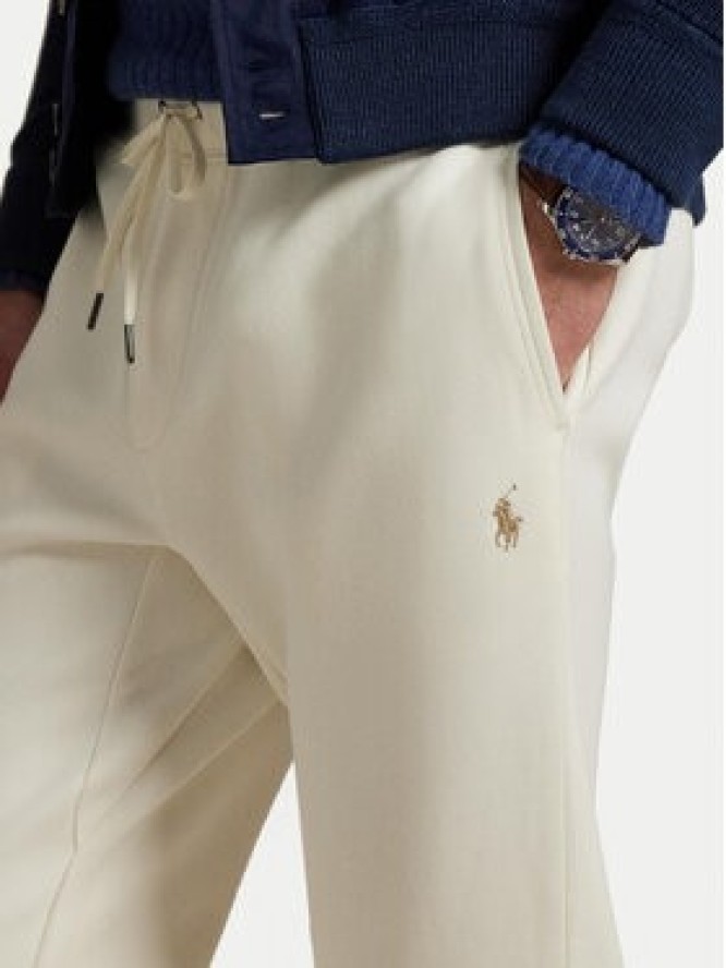 Polo Ralph Lauren Spodnie dresowe 710881518058 Écru Regular Fit