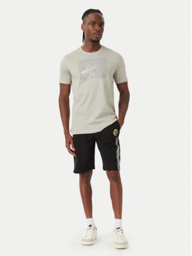 Beverly Hills Polo Club T-Shirt M1617-HR Szary Regular Fit