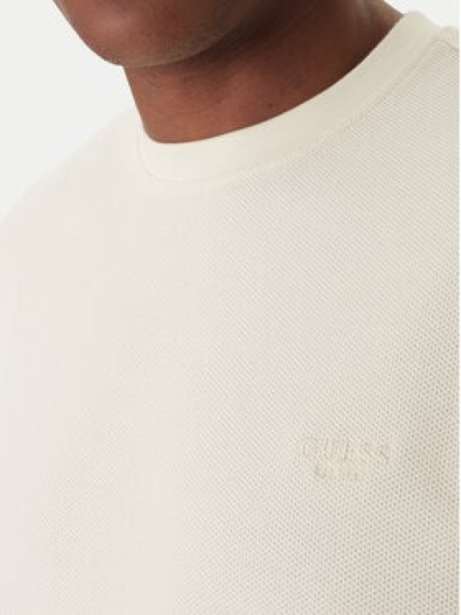 Guess Bluza M6RP07 KD231 Écru Regular Fit