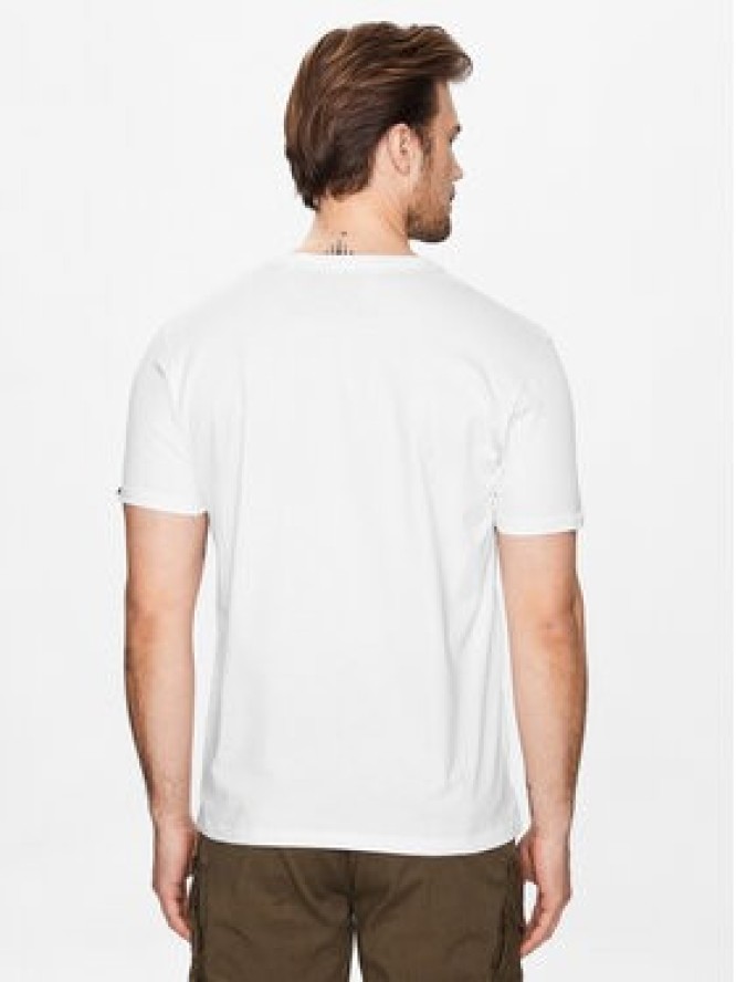 Alpha Industries Komplet t-shirtów Alpha Label 118534 Biały Regular Fit