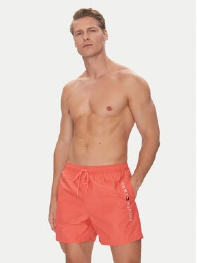 Tommy Hilfiger Szorty kąpielowe UM0UM03258 Różowy Regular Fit