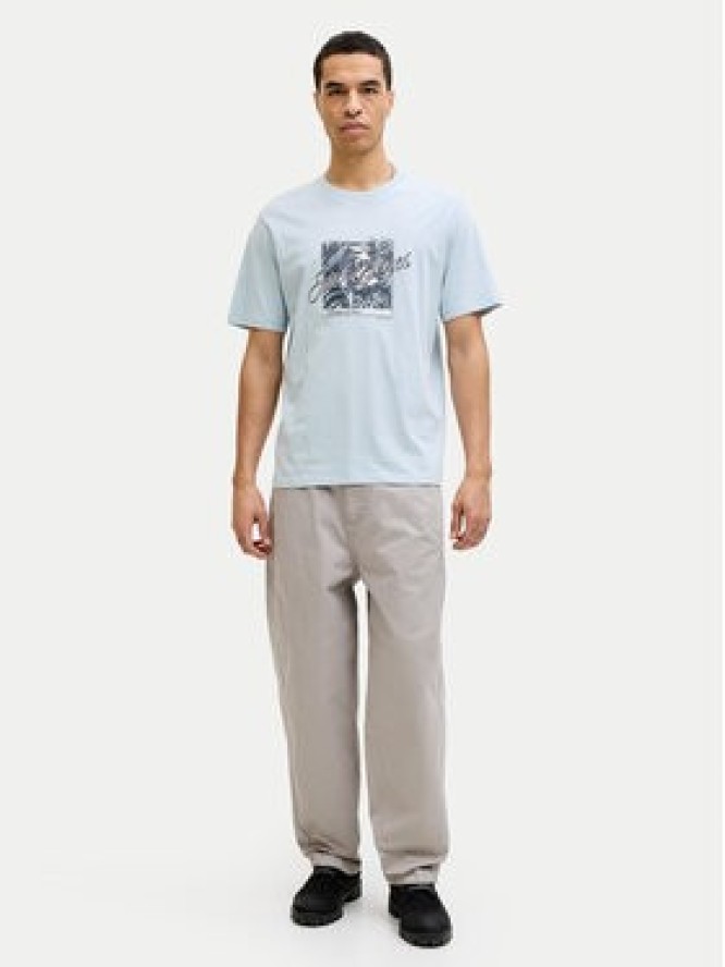 Jack & Jones T-Shirt Honolulu 12288088 Błękitny Regular Fit