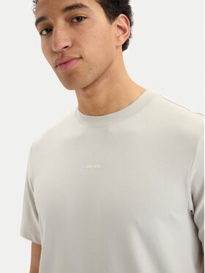 Calvin Klein T-Shirt LV04LC241G Beżowy jasny Regular Fit