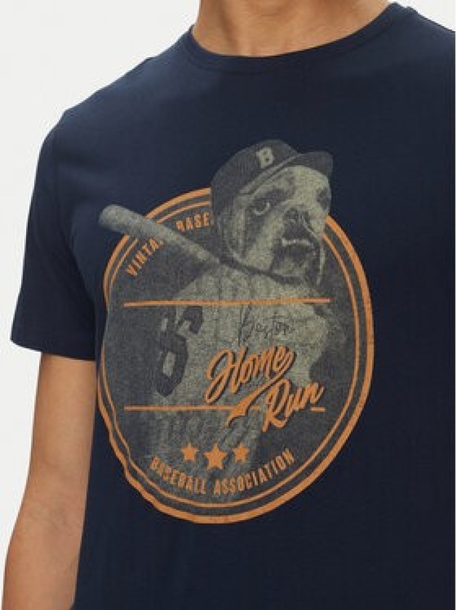 Blend T-Shirt 20717764 Granatowy Regular Fit